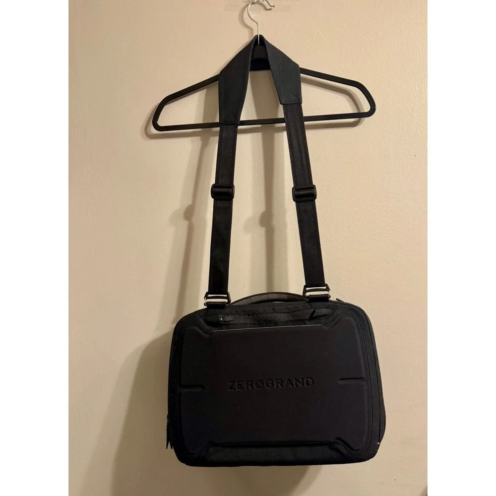 Cole Haan ZERØGRAND Attache Case Black Laptop Briefcase Work Business Bag